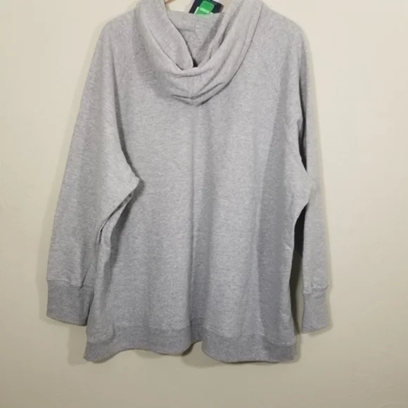 NWT Champion Hoodie Logo Sweatshirt Pullover Gray Size 4X - Picture 4 of 7